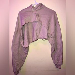 wild fable extreme cropped hoodie